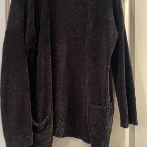 Super soft black Chanel cardigan